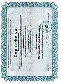 Сертификат Информационная система
